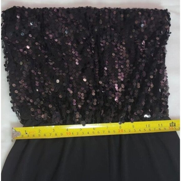 Womens Strapless Jumpsuit Charlotte Russe Black Small - Picture 8 of 12